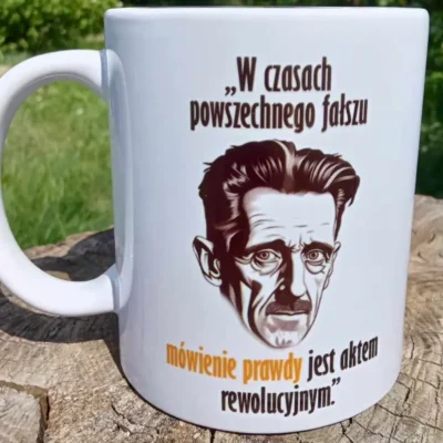 Kubek Orwell Cytat