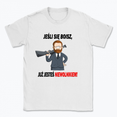 Koszulka Braun "Jeśli się boisz"