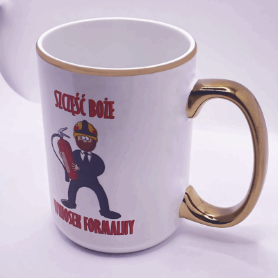 Duży kubek GAŚNICA PREMIUM