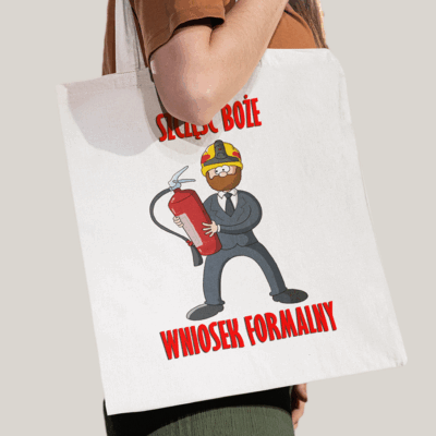 Torba bawełniana z GAŚNICĄ!