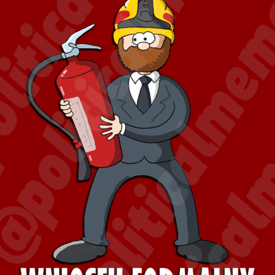 Supermocna etykieta Gaśnica Braun!