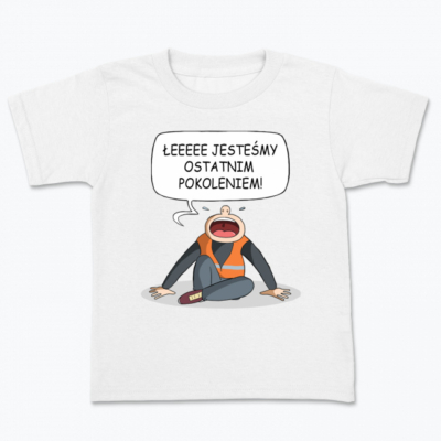 Koszulka Aktywista Klimatyczny Ostatnie Pokolenie Dziecięca