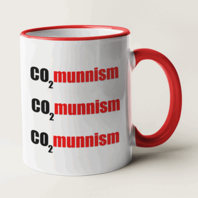 Kubek CO2munnism Komunizm Zielony WAŁ!