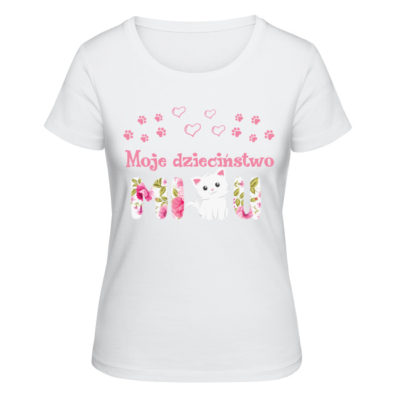 Koszulka kotki moje dzieciństwo