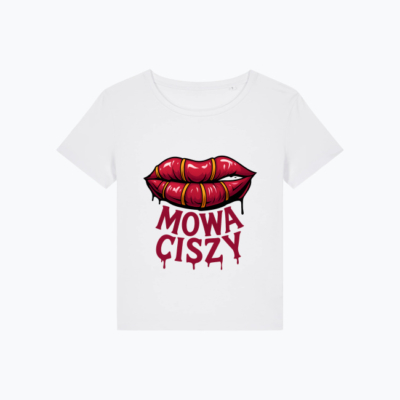 Damska Koszulka "MOWA CISZY"