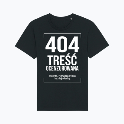 Koszulka 404 treść ocenzurowana